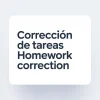 Corrección de tareas