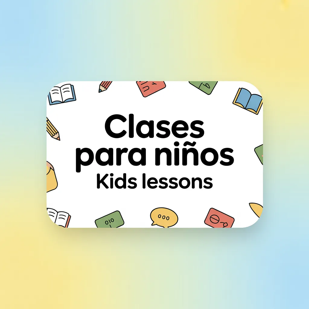Clases para niños