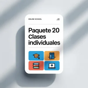 Paquete 20 clases individuales